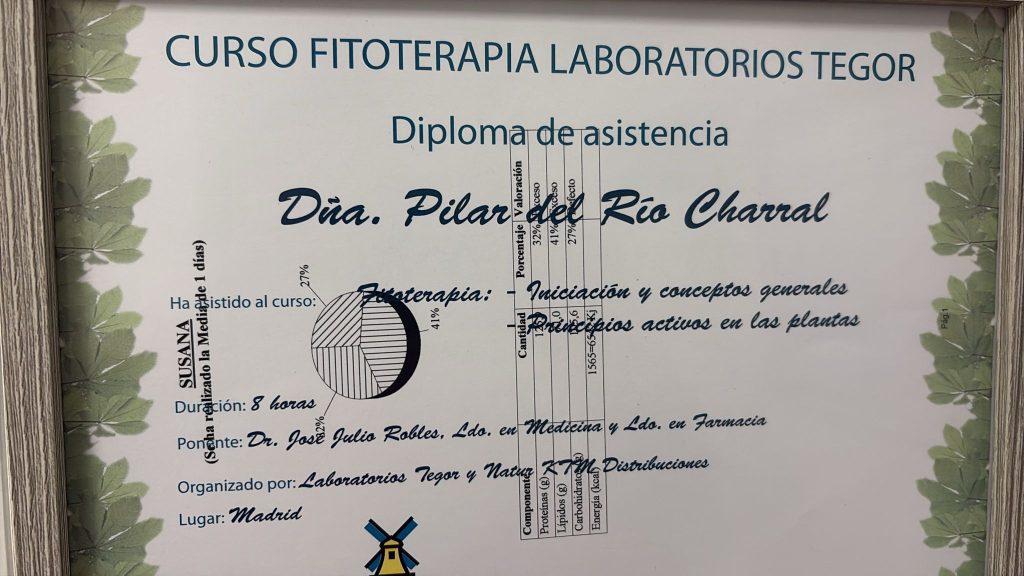 Curso Fitoterapia Laboratorios Tegor