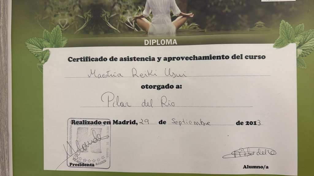 Curso maestría Reiki Usui