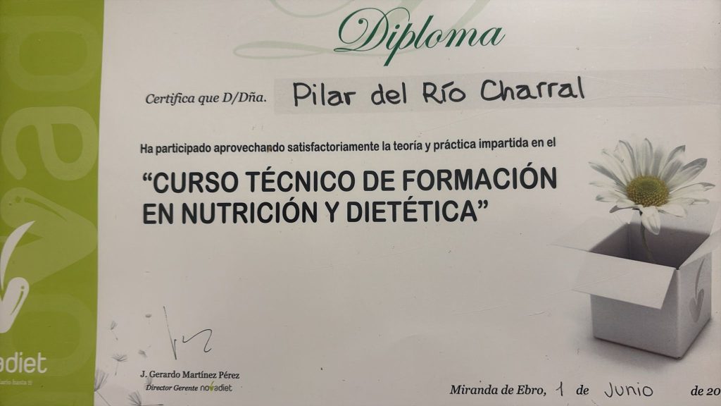 Curso técnico de formación en nutrición y dietética